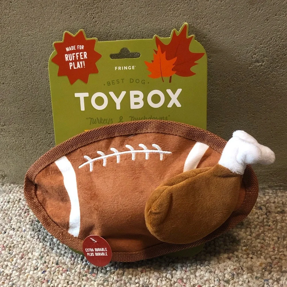 🆕 Fringe Turkeys & Touchdowns Dog Toy